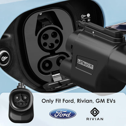 Supercharger Adapter, NACS to CCS1 Charging Adapter, Fast Charge Adapter CCS1 EV at Tesla, Electric Vehicle Adapter, Compatible with Ford, Rivian,GM, Chevrolet etc. [Max 500A, 1000V]